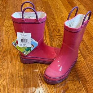 Western Chief Fuchsia Rain Boots with Handles Size 11